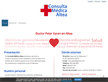 Tablet Screenshot of consultamedica.info